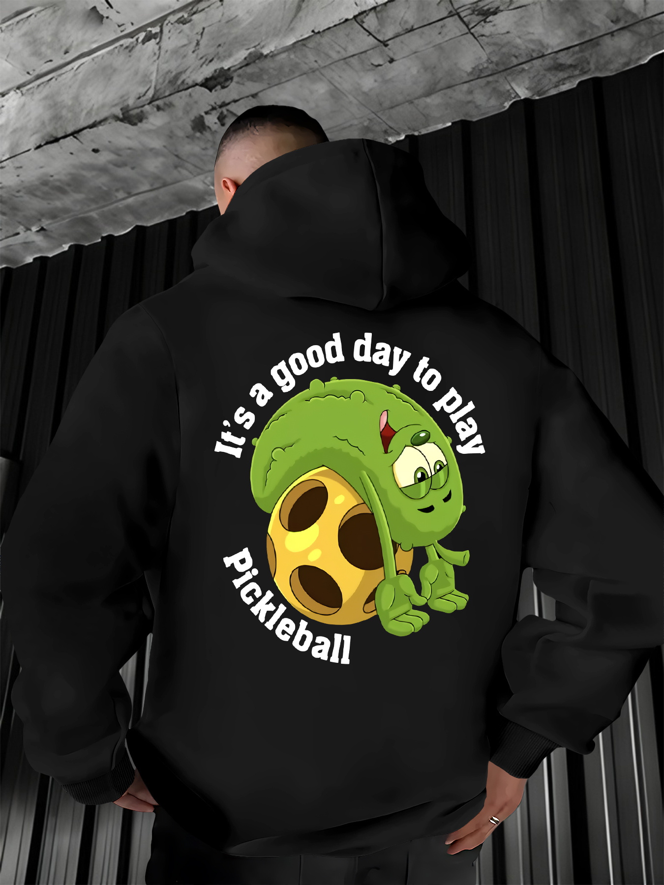 men's hooded sweatshirt