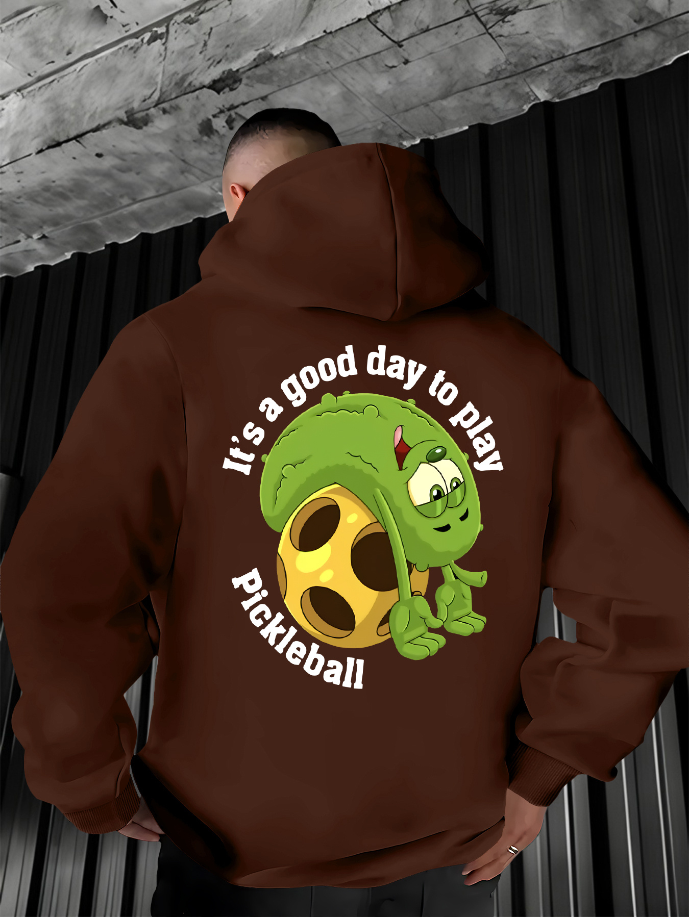 men's hooded sweatshirt