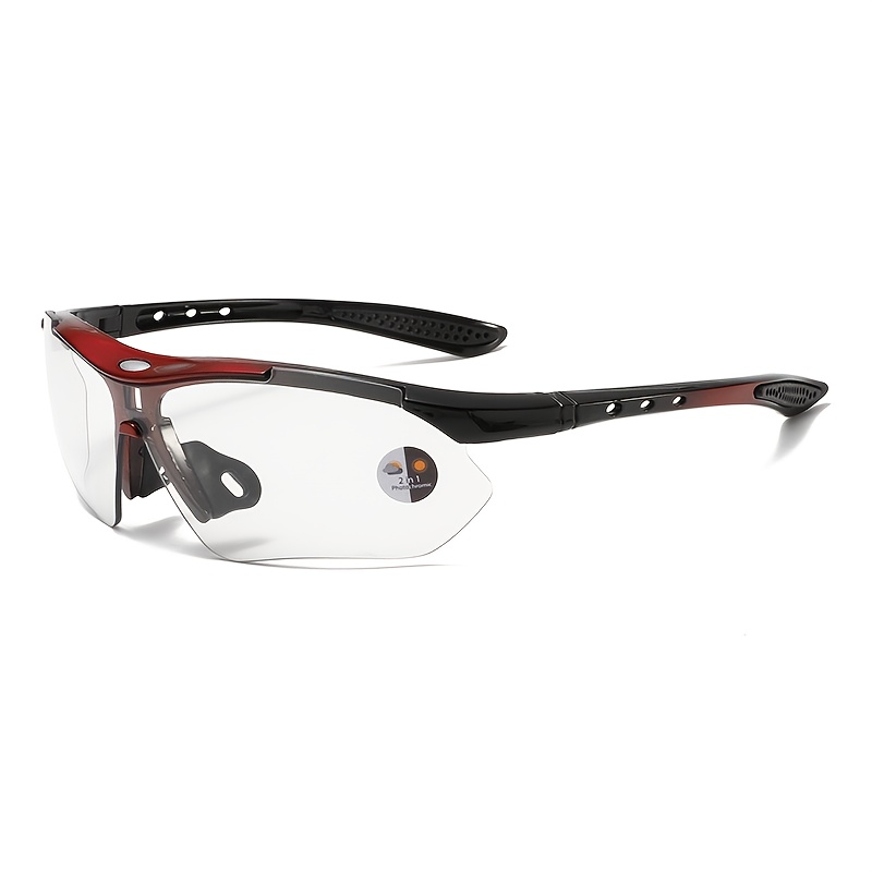 semi rimless photochromic pickleball glasses