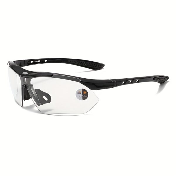 semi rimless photochromic pickleball glasses