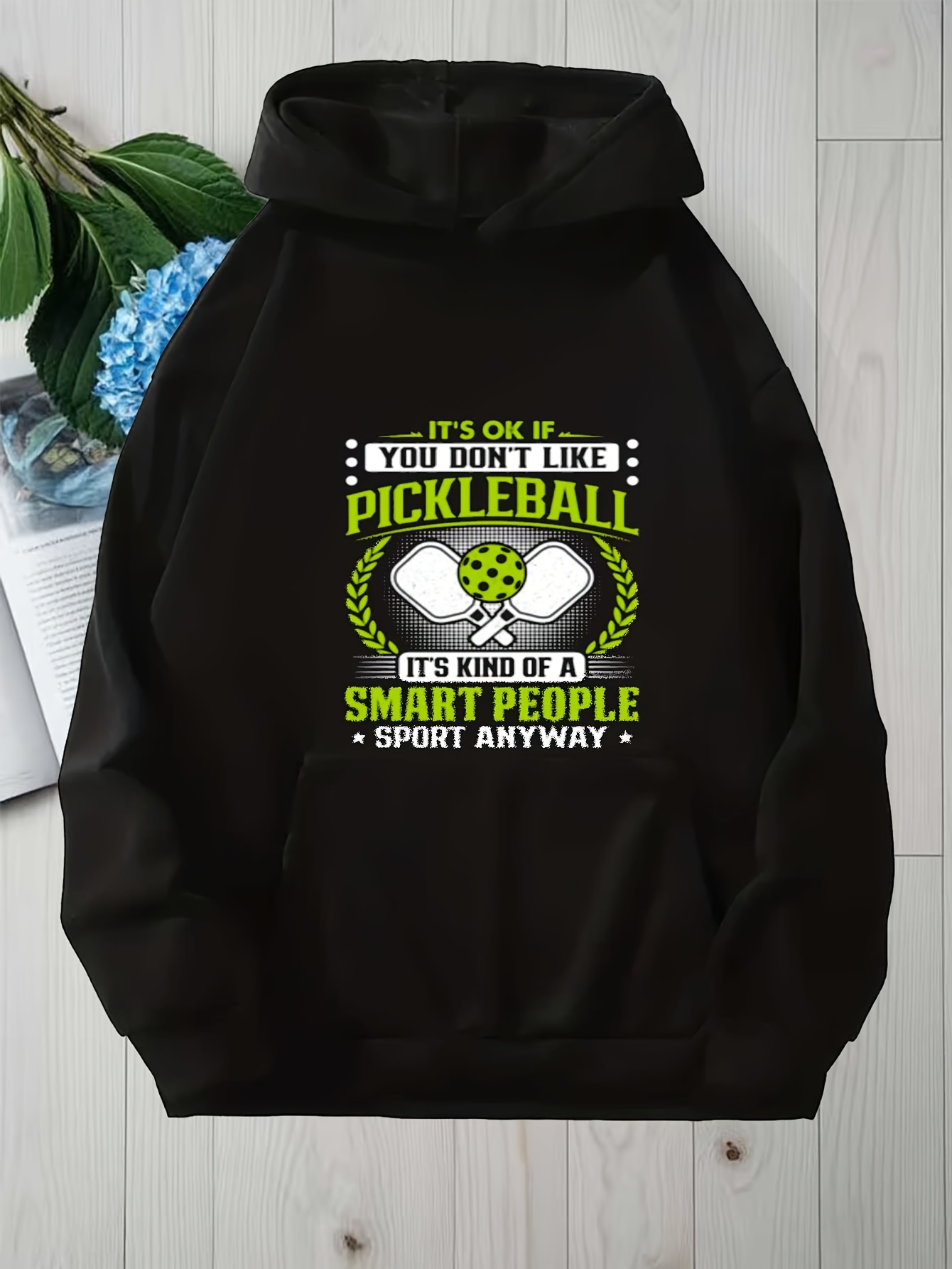 pickleball graphic hoodie