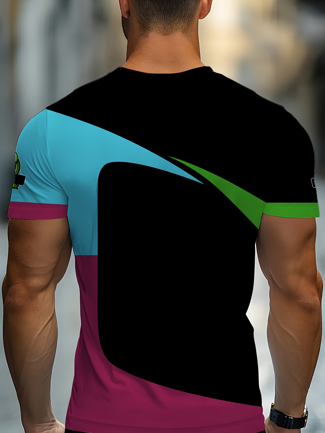 3d digital print t shirt for pickleball regular fit