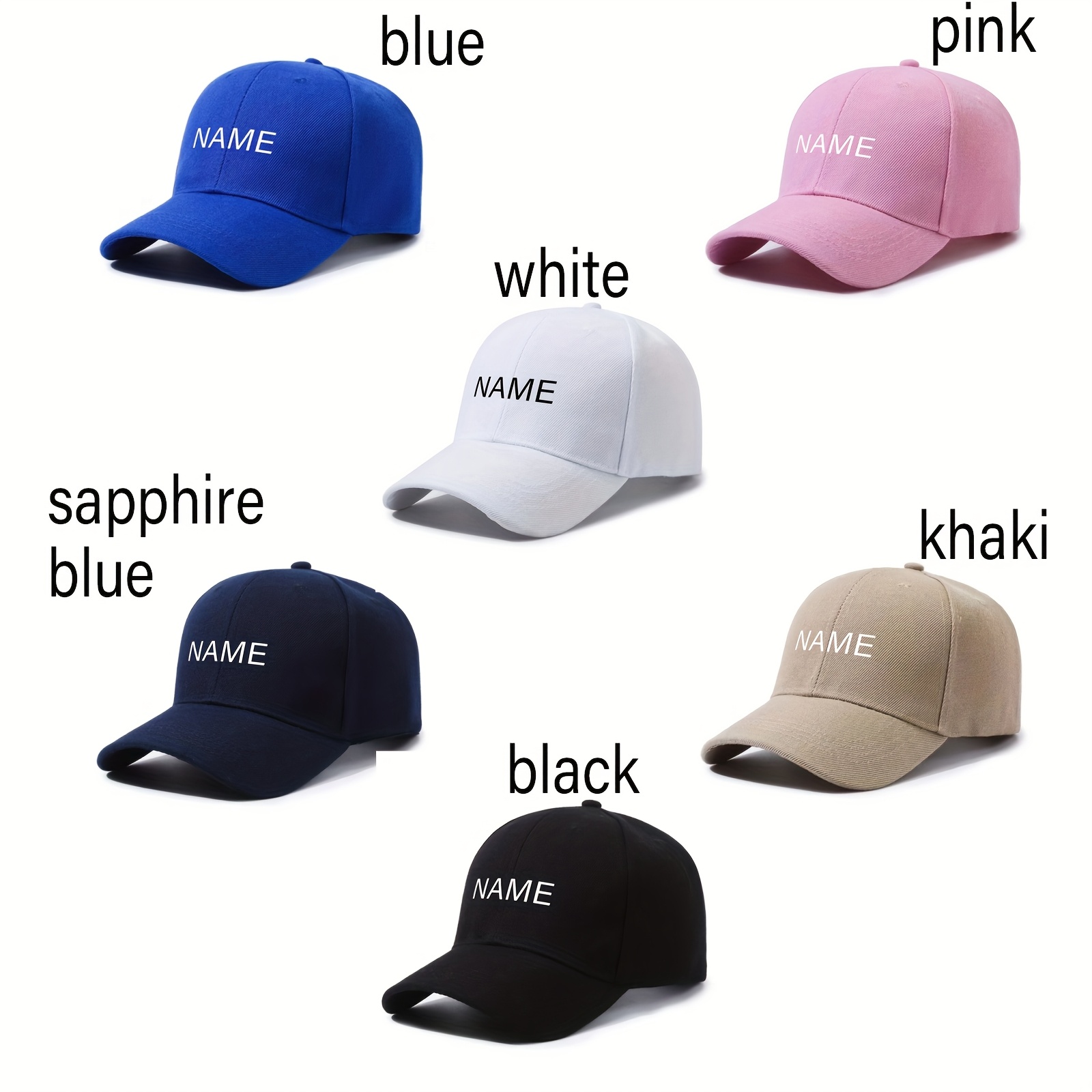 1pc customizable cap