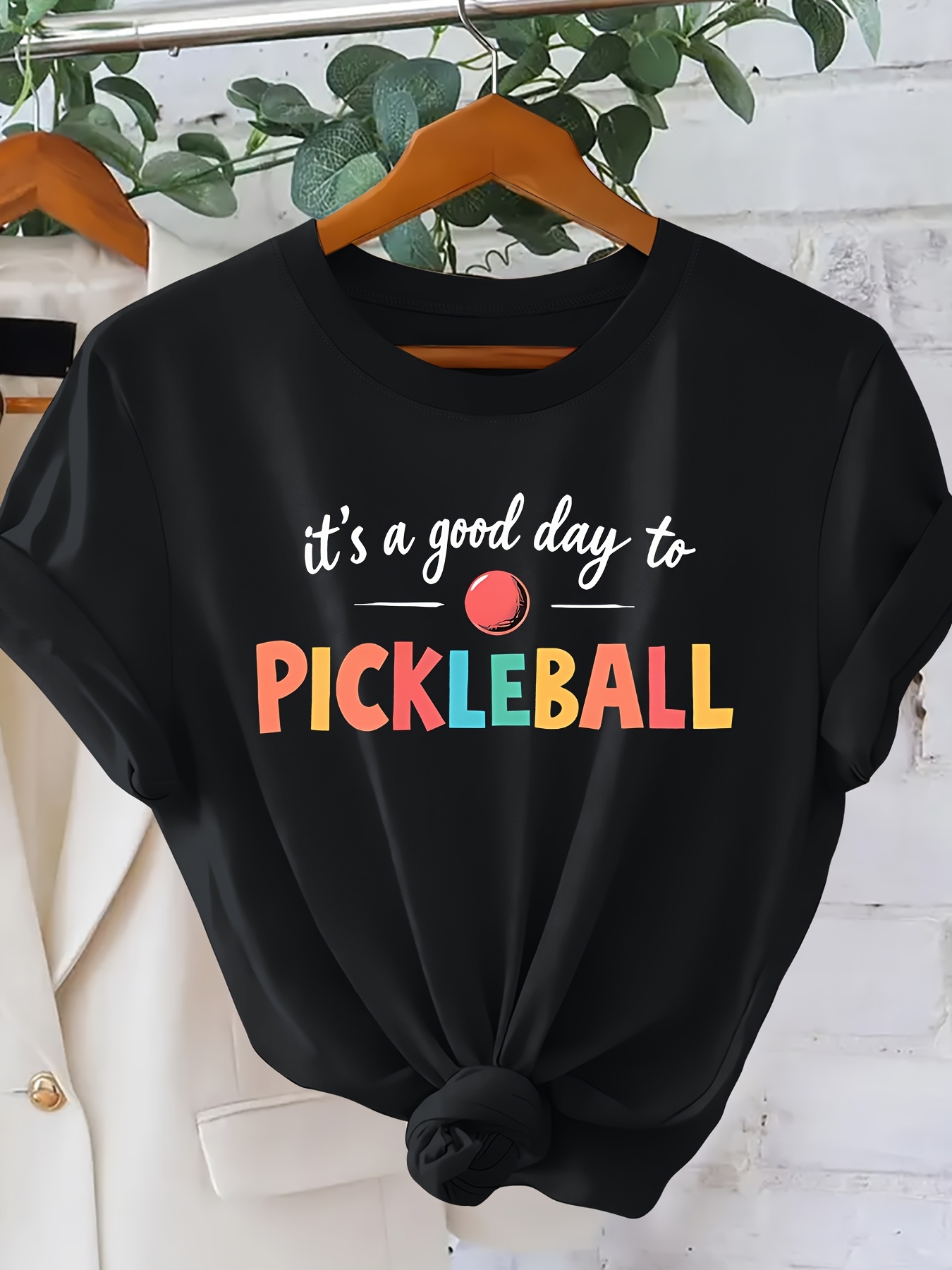 women's vintage pickleball t shirt