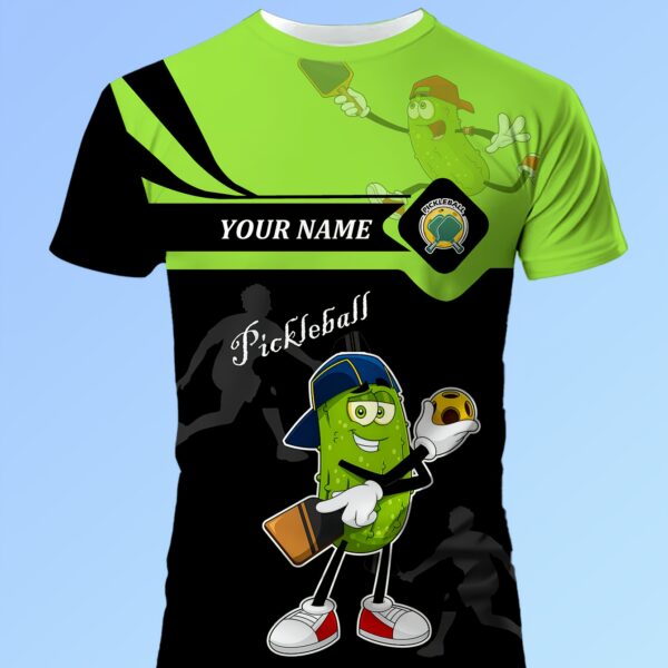 pickleball t shirt personalized name & text