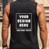 personalized logo gym t shirt front/back printing
