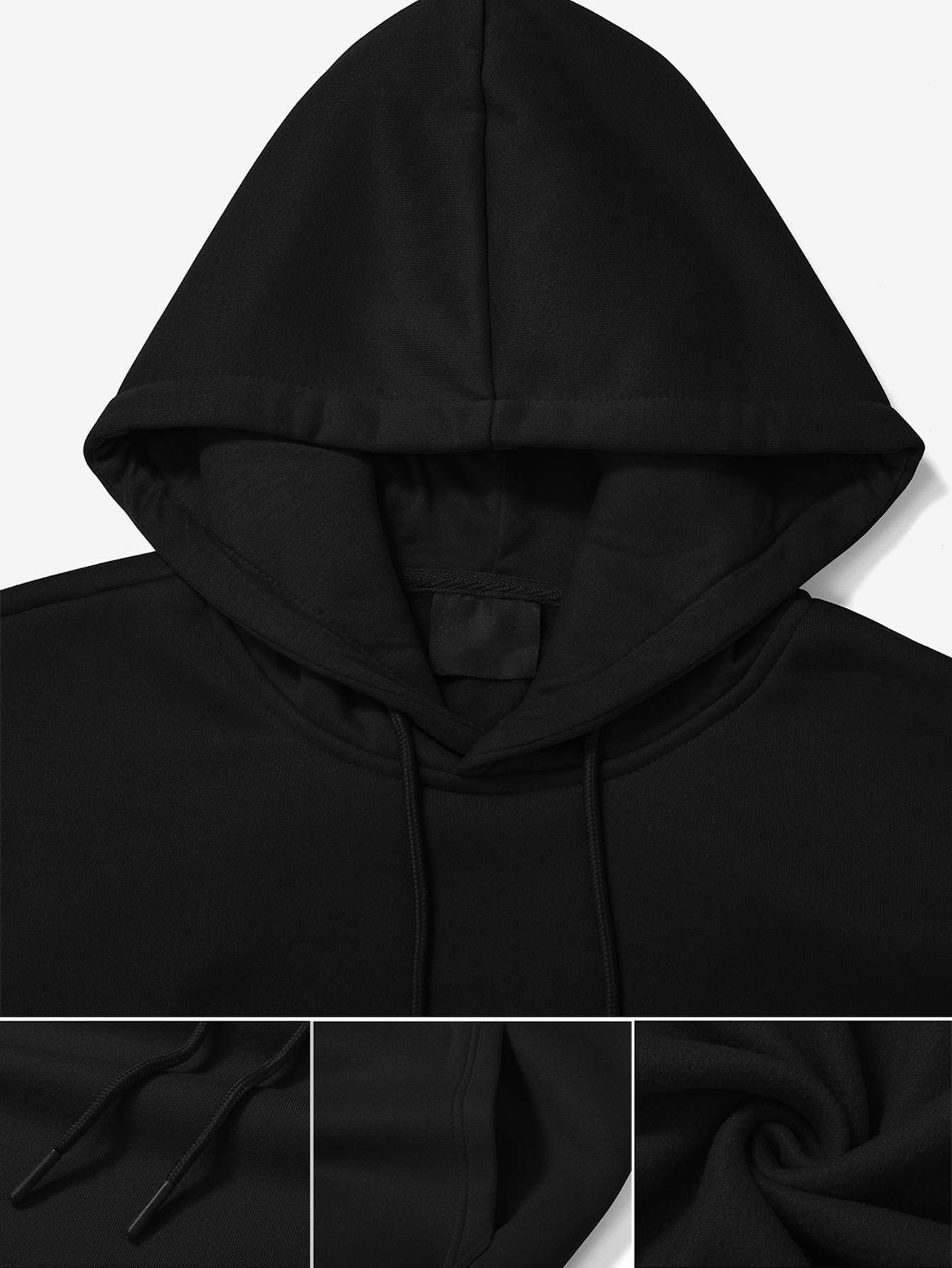 custom men's hooded sweater