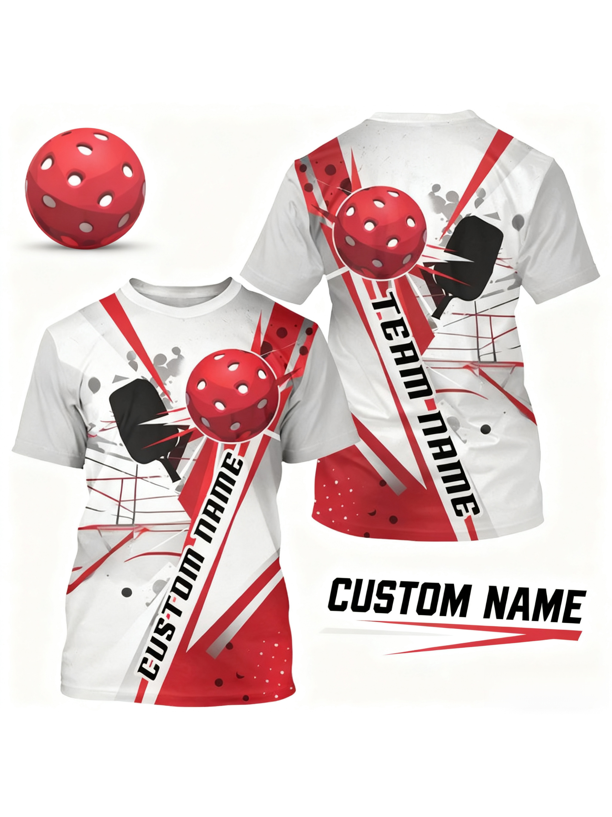pickleball shirt custom name/team logo