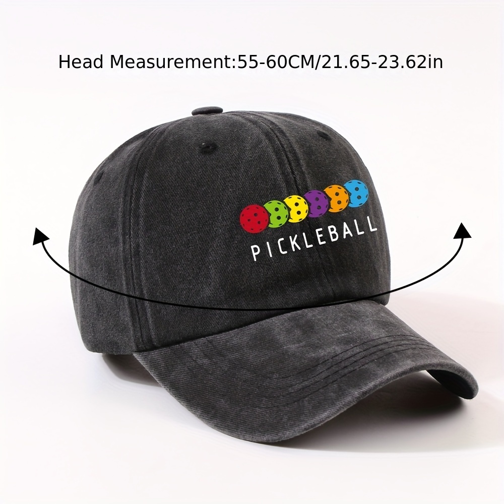 pickleball ball baseball cap style