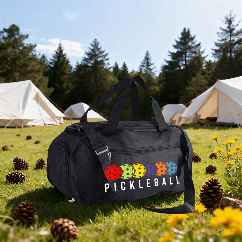 large capacity pickleball duffel bag with shoe compartment