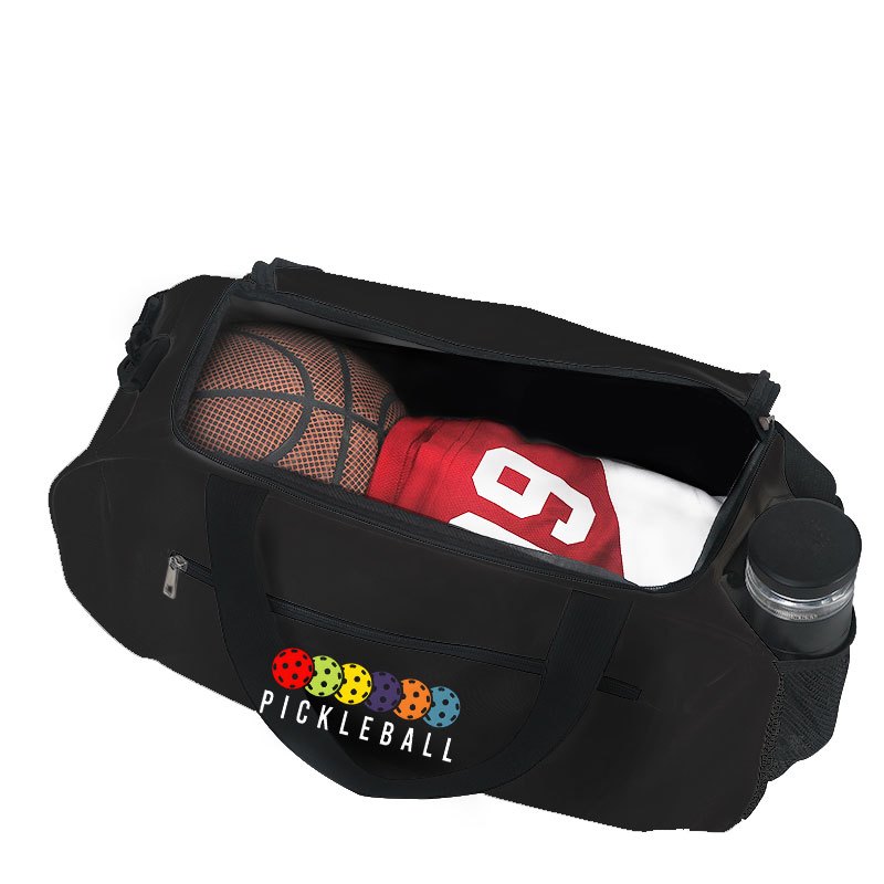 large capacity pickleball duffel bag with shoe compartment