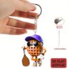 pickleball player theme acrylic keychain pickleball player theme acrylic keychain