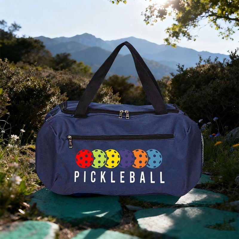 large capacity pickleball duffel bag with shoe compartment