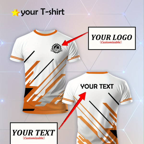 men's custom name & number t shirt personalized text/logo print, color block design, round neck short sleeve for gym, training, casual wear custom stitching suitable for summer, & everyday machine washable casual top