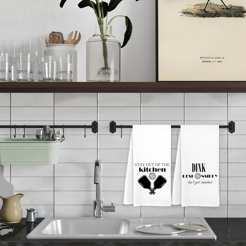 pickleball gift kitchen towels set of 2