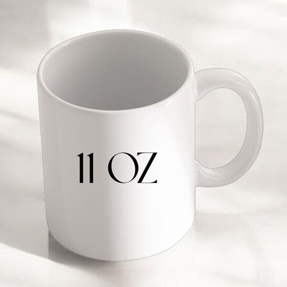 11 oz ceramic double sided coffee mug