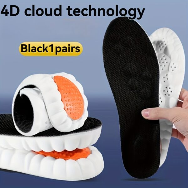 pickleball 4d cloud memory cushioning insoles (1 pair)