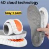 pickleball 4d cloud memory cushioning insoles (1 pair)
