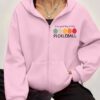 women's pickleball cozy fleece lined hoodie