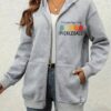 women's pickleball cozy fleece lined hoodie