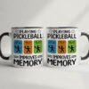 playing pickleball improves memory mug
