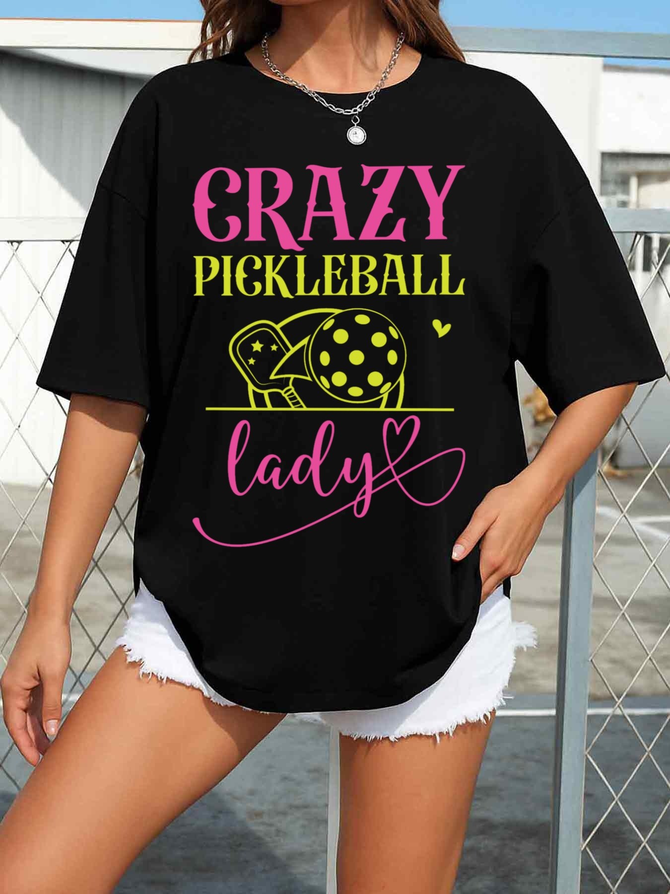 100% pickleball tee breathable short sleeve