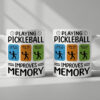 playing pickleball improves memory mug