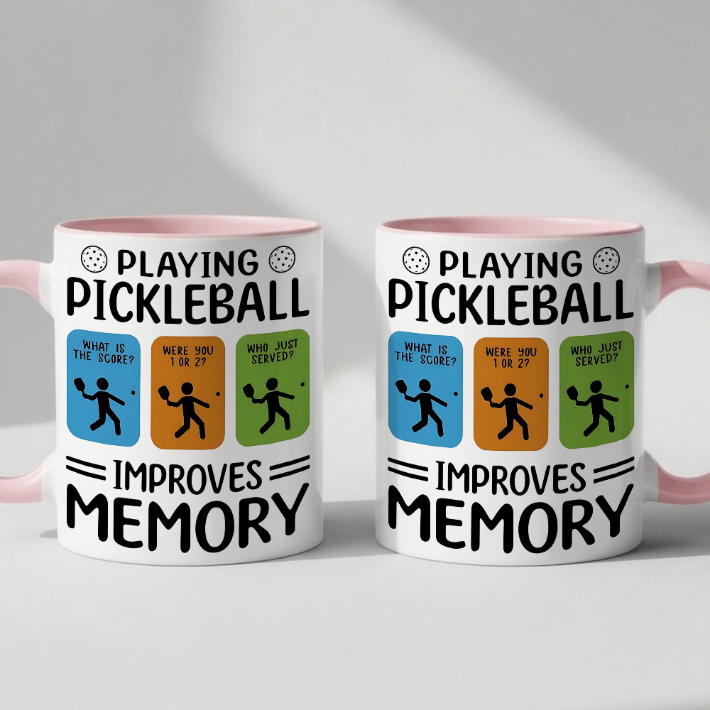playing pickleball improves memory mug