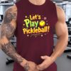 men's sleeveless pickleball shirt